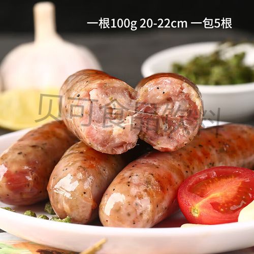 士林大香肠 正宗台式纯肉烤肠的夜市风味与商用价值